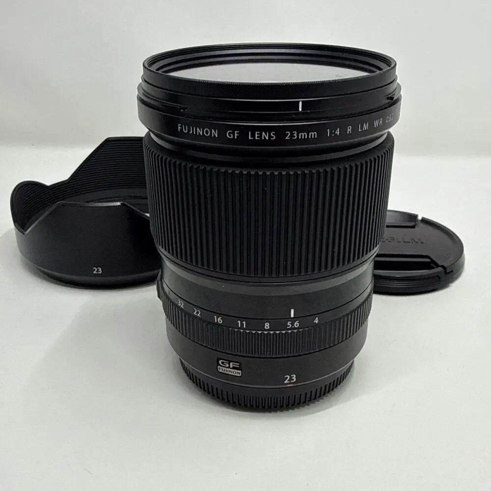 Fujifilm GF 23mm F/4 R LM Wide Angle Lens - Black